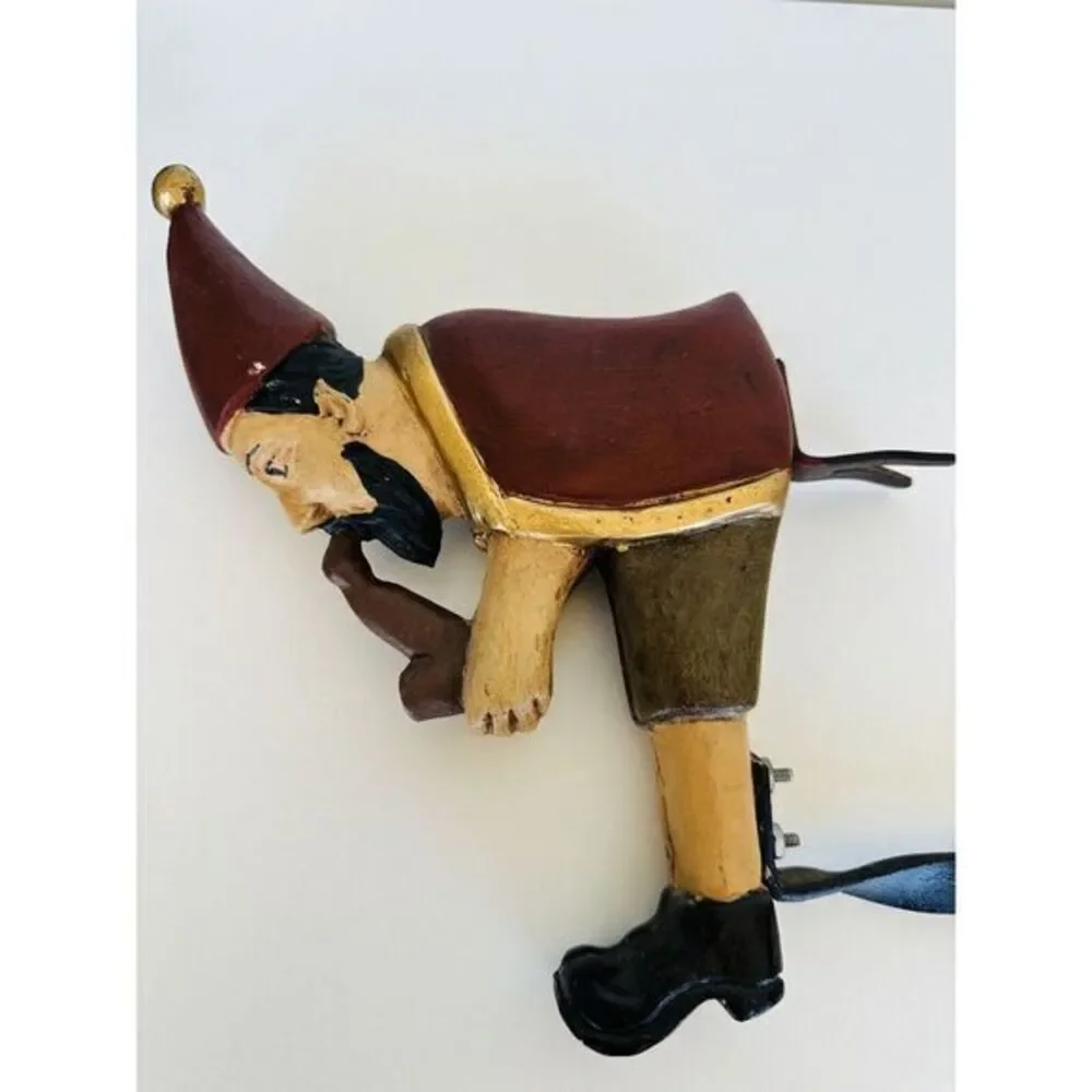 Vintage Wooden Elf Balance Carve See Photos. Pre-own‎